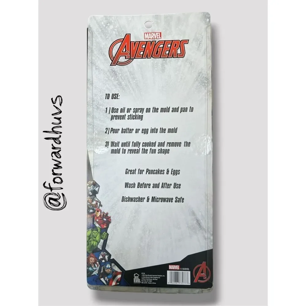 Marvel Avengers Silicone Breakfast Molds – Hulk Fist & Thor’s Hammer – 2 Pack